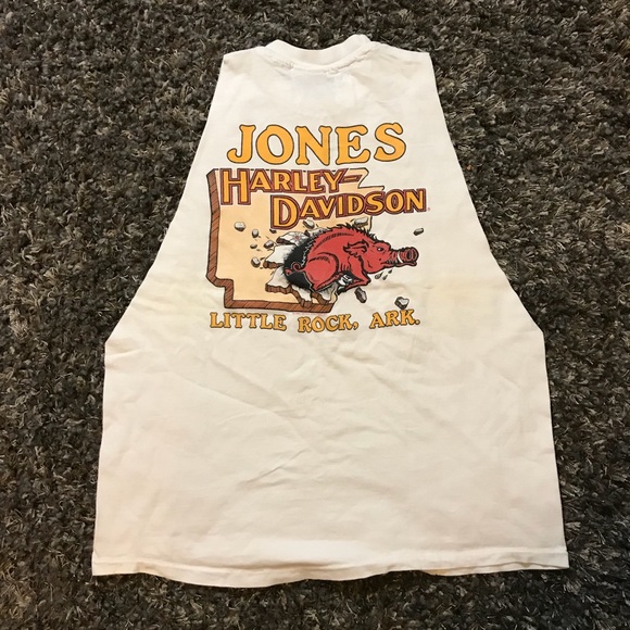 VTG ‘83 HARLEY-DAVIDSON American Pride AR Tanktop - Picture 4 of 6